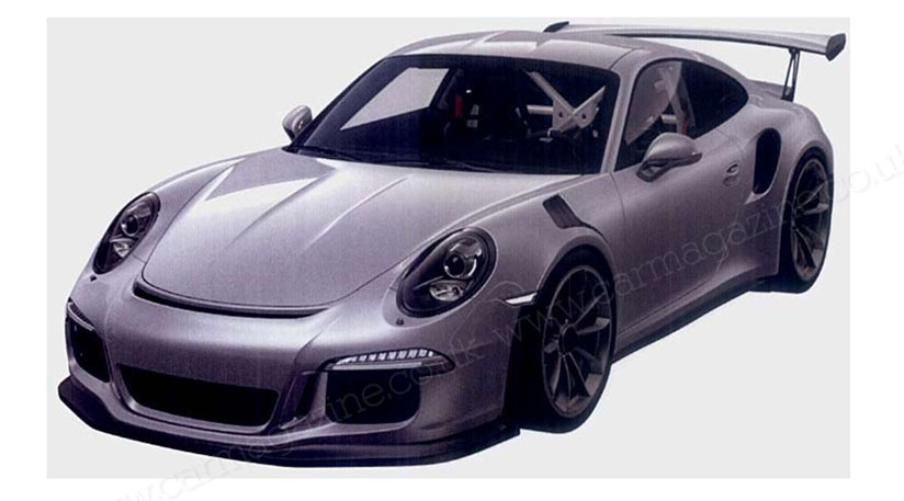 Патентное фото | Porsche 911 GT3 RS нового поколения