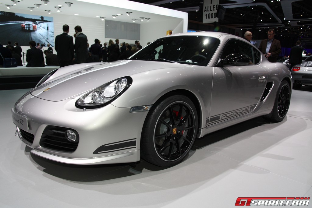 Porsche is celebrating the European debut of 2012 Porsche Cayman R