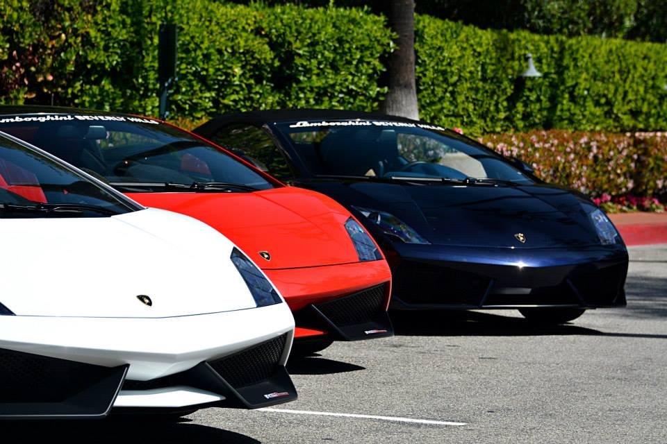 Суперкары Lamborghini в Беверли-Хиллз