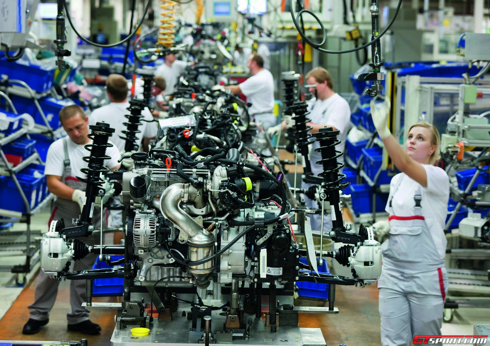 Завод Audi в Ингольштадте, Германия