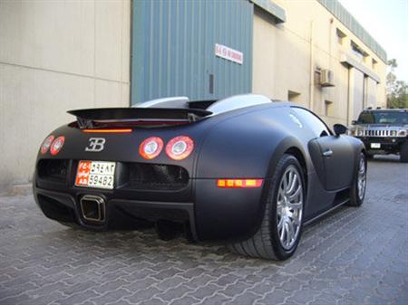 Matte Black Veyron in Dubai
