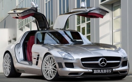 Brabus is at the Essen Motorshow this week The new SLS AMG tuning kit will