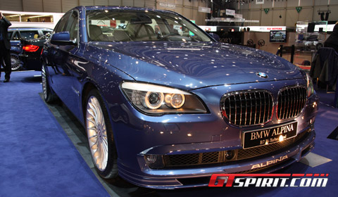The Alpina B7 Biturbo Allrad was one of the vehicles displayed
