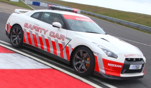 Two GTRs will act as safety cars ready to be dispatched to control a field 