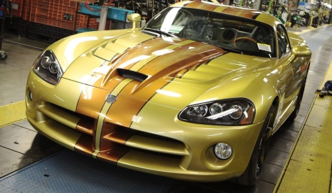 The nextgeneration Dodge Viper is shown at a private Chrysler dealer