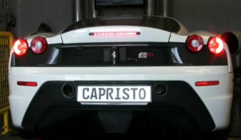 Video Ferrari 430 Scuderia Exhaust by Capristo