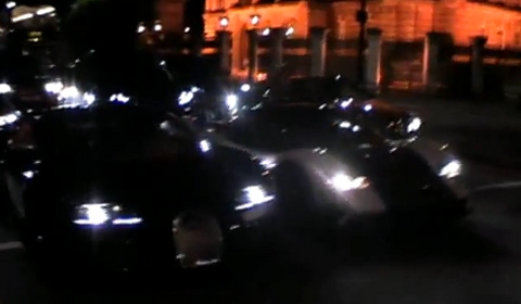 Video Of The Day Zonda Cinque vs Veyron Sang Noir in London