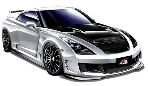 Widebody Kit for Nissan GTR by Axell Auto