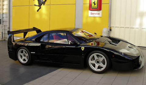 For Sale Black Ferrari F40 LM The Ferrari F40 is one of the most important