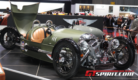Morgan has taken its 3 Wheeler to Geneva The unique vehicle fits the iconic 