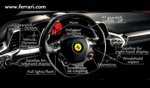 Ferrari  Italia on Ferrari 458 Italia Steering Wheel