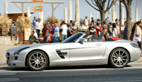 This is The 2012 MercedesBenz SLS AMG Roadster