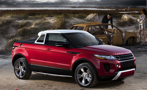 Speaking of Range Rover Pickups how about this Range Rover Evoque Pickup 