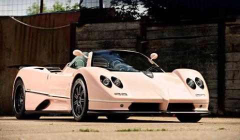 For Sale Pink Pagani Zonda C12 73 Roadster for Auction at Goodwood