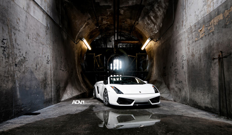 ADV1 released a new shoot of a Lamborghini Gallardo Spyder sitting on ADV1 