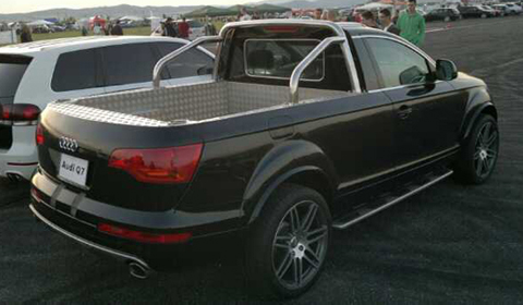 But is the car starring this edition overkill or is this Audi Q7 pickup an