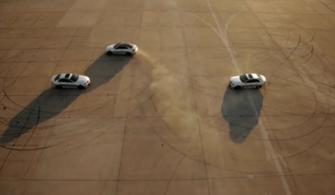 Video Figure 8 Drift Using Three 2012 C63 AMG Coupes MercedesBenz USA