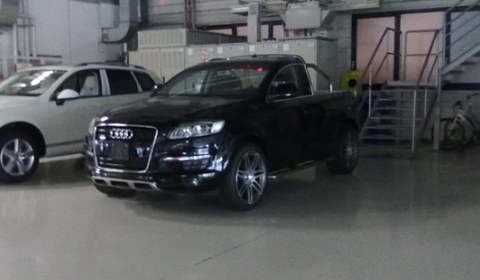 Autoguide has released three new pictures of the Audi Q7 Pickup
