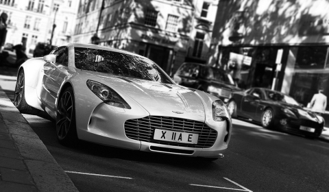 Photo Of The Day White Aston Martin One77 in London