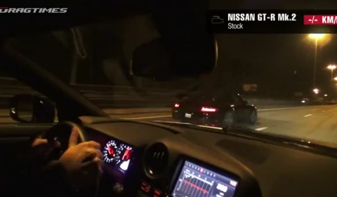 Video Porsche 911 GT2 vs 2012 Nissan GTR The Russian drag race specialists