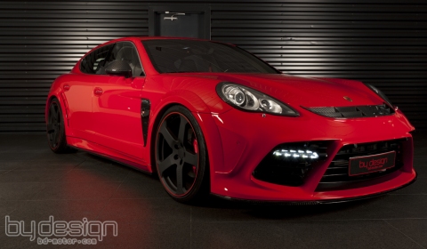 Via the website of By Design we came across this red Mansory Panamera