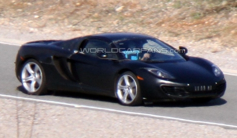 2013 Mclaren   Spider on The Upcoming 2013 Mclaren Mp4 12c Spider Will Get A Fully Retractable