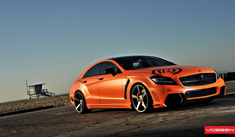 Mercedez Benz on Photo Of The Day  Wald Mercedes Cls On Vossen Wheels