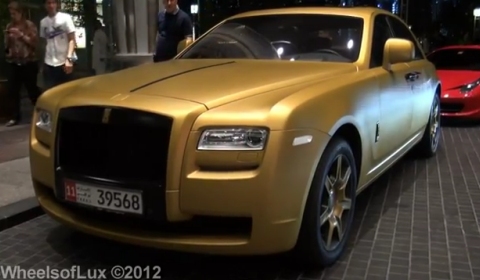 The British luxury car was parked in valet at the Dubai Mall Fashion Avenue