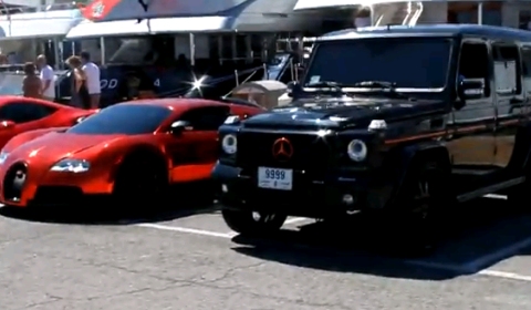YouTube member Fipeux spotted this lineup of RRR cars in Cannes last summer