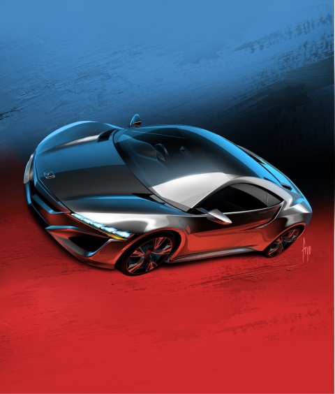 Honda NSX Concept Debuts at Geneva Motor Show 01 Via Autoblognl 