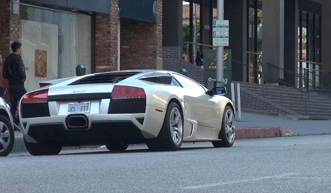 In the video you'll see that he captured a Lamborghini LP640 a Lamborghini