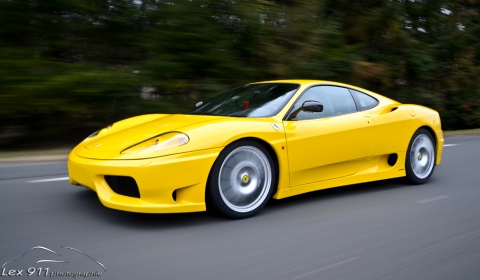 sports cars vs supercars on Photo Of The Day: Yellow Ferrari 360 Challenge Stradale
