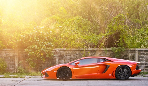 It doesn't get any better than this for $20K Lamborghini Aventador LP700 4 with ADV.1 Wheels.