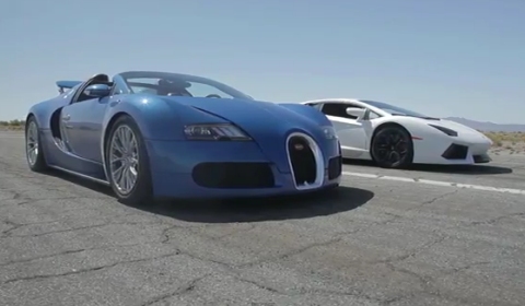 Bugatti Veyron vs Lamborghini Race 7