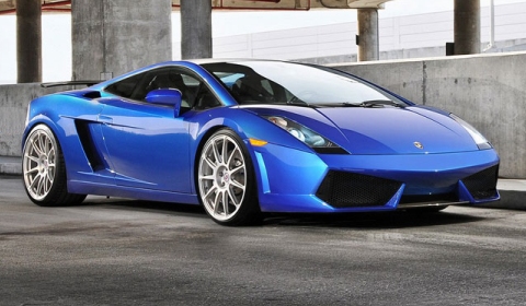 Lamborghini on Velos Designwerks Released This Caelum Blue Lamborghini Gallardo On A