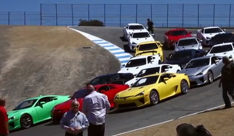 Video Lexus LFA Trackday at Laguna Seca Raceway