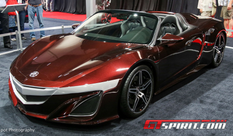 Acura Supercar on Tony Stark   S Acura Nsx Convertible Concept Is Displayed At The Sema