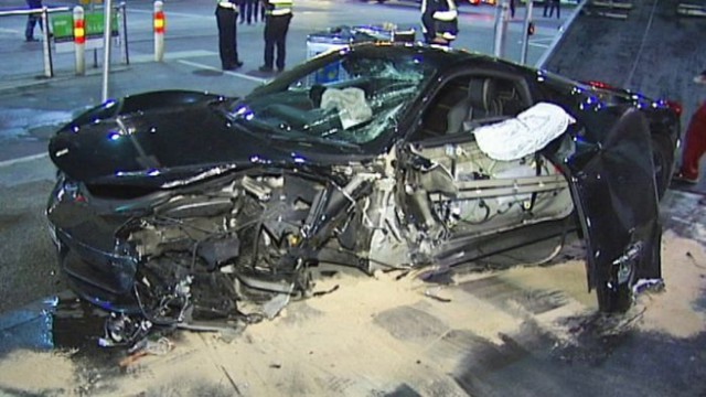 Ferrari 458 Italia Destroyed in Melbourne Crash
