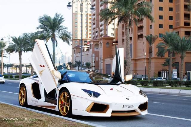 Lamborghini Aventador Qatar Edition by Maatouk Design