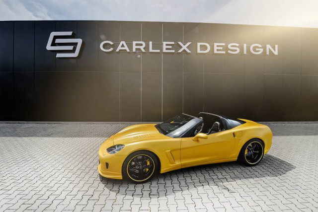 1100hp Corvette C6 Yellow Line by Carlex Design 