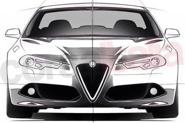 Alfa Romeo Giulia sketch