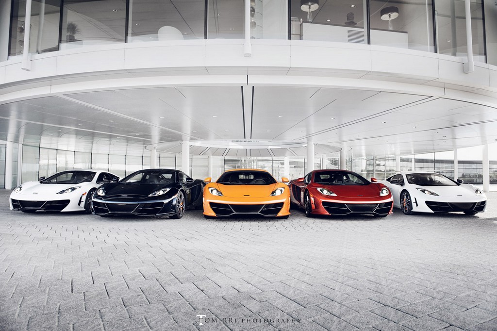 All Five McLaren MP4-12C High Sport Editions in One Photo Shoot 001