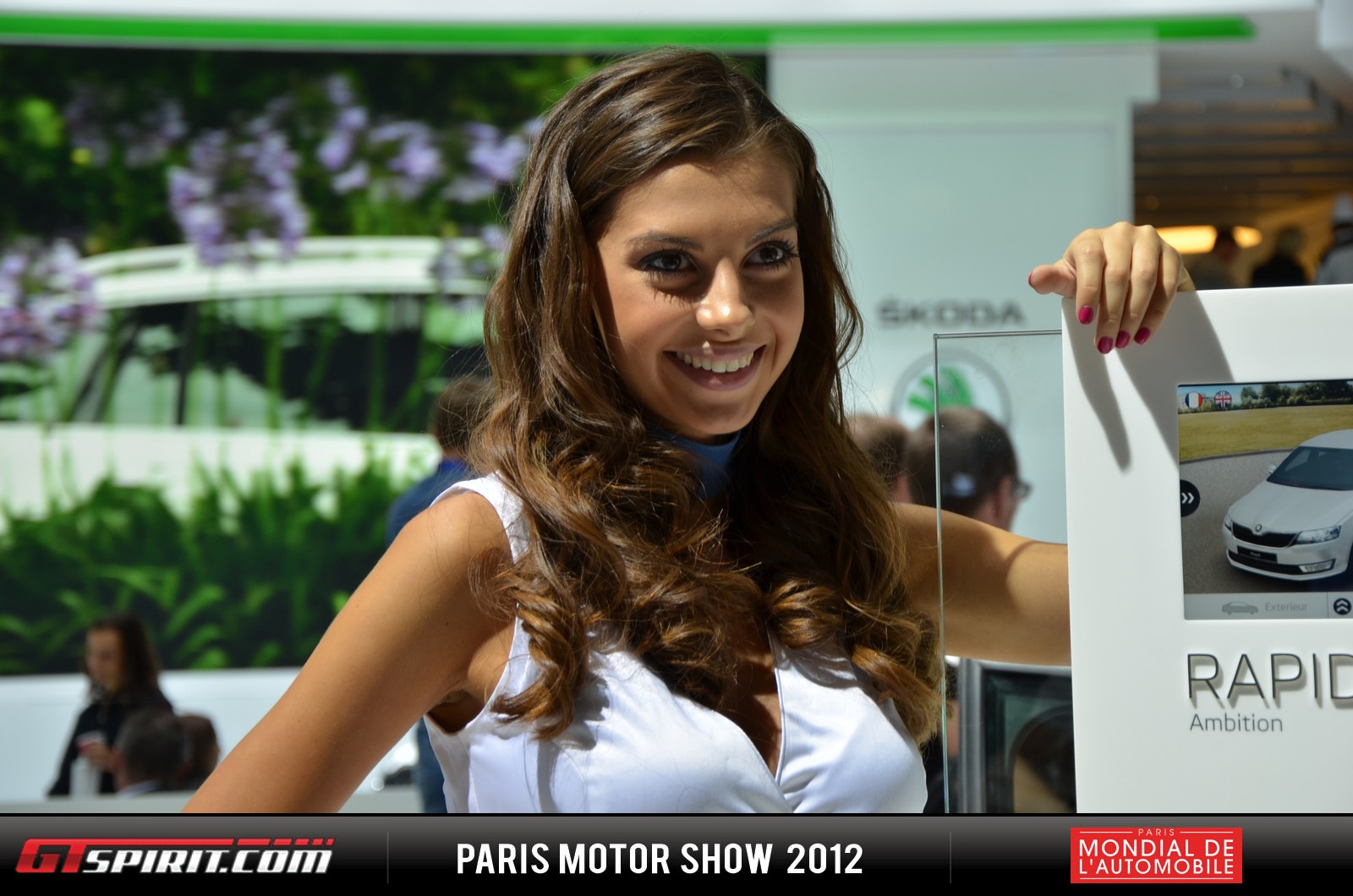 Girls at the Paris Motor Show 2012 Part 2 Photo 34