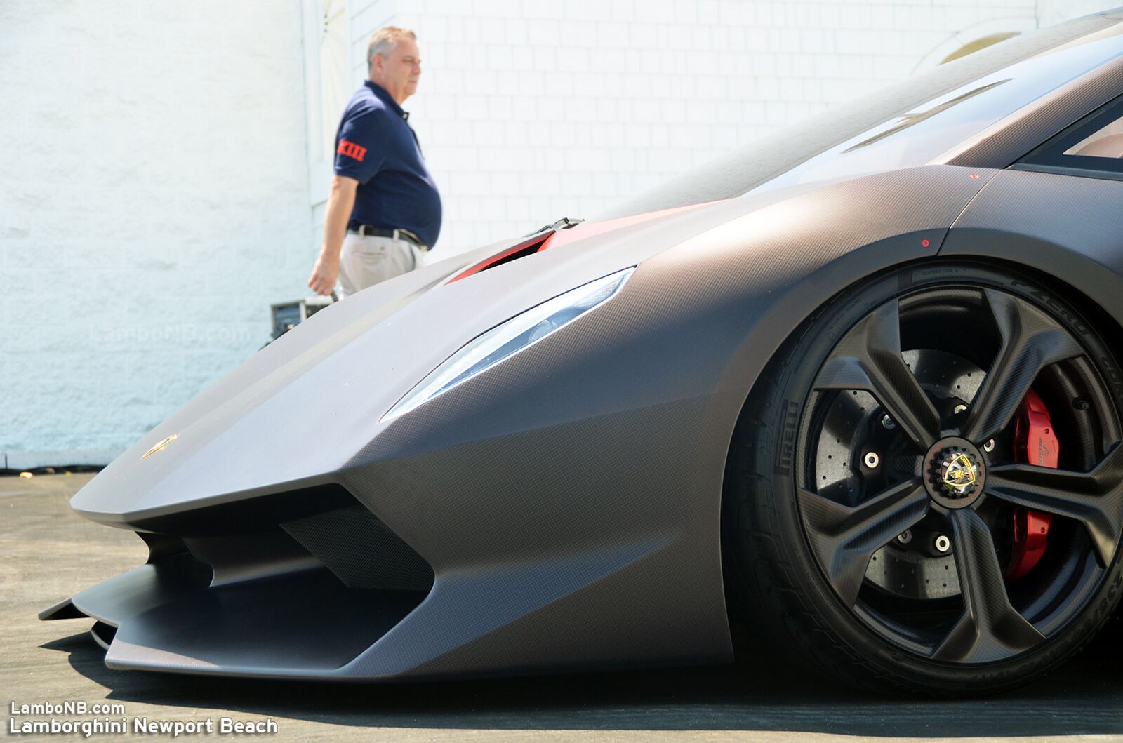 Lamborghini Sesto Elemento Arrives at Lamborghini Newport Beach Photo 10