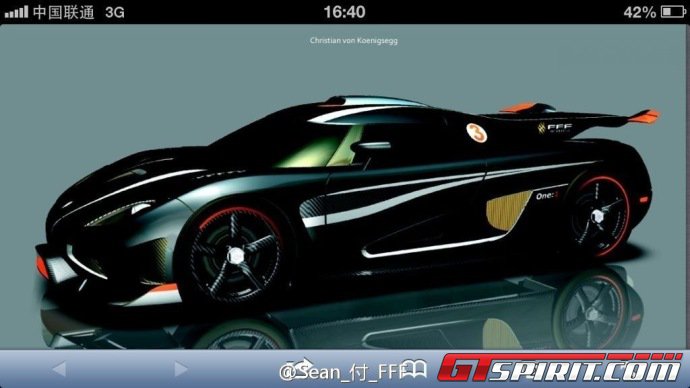 Mysterious Koenigsegg One 1 Design Drawings Photo 1