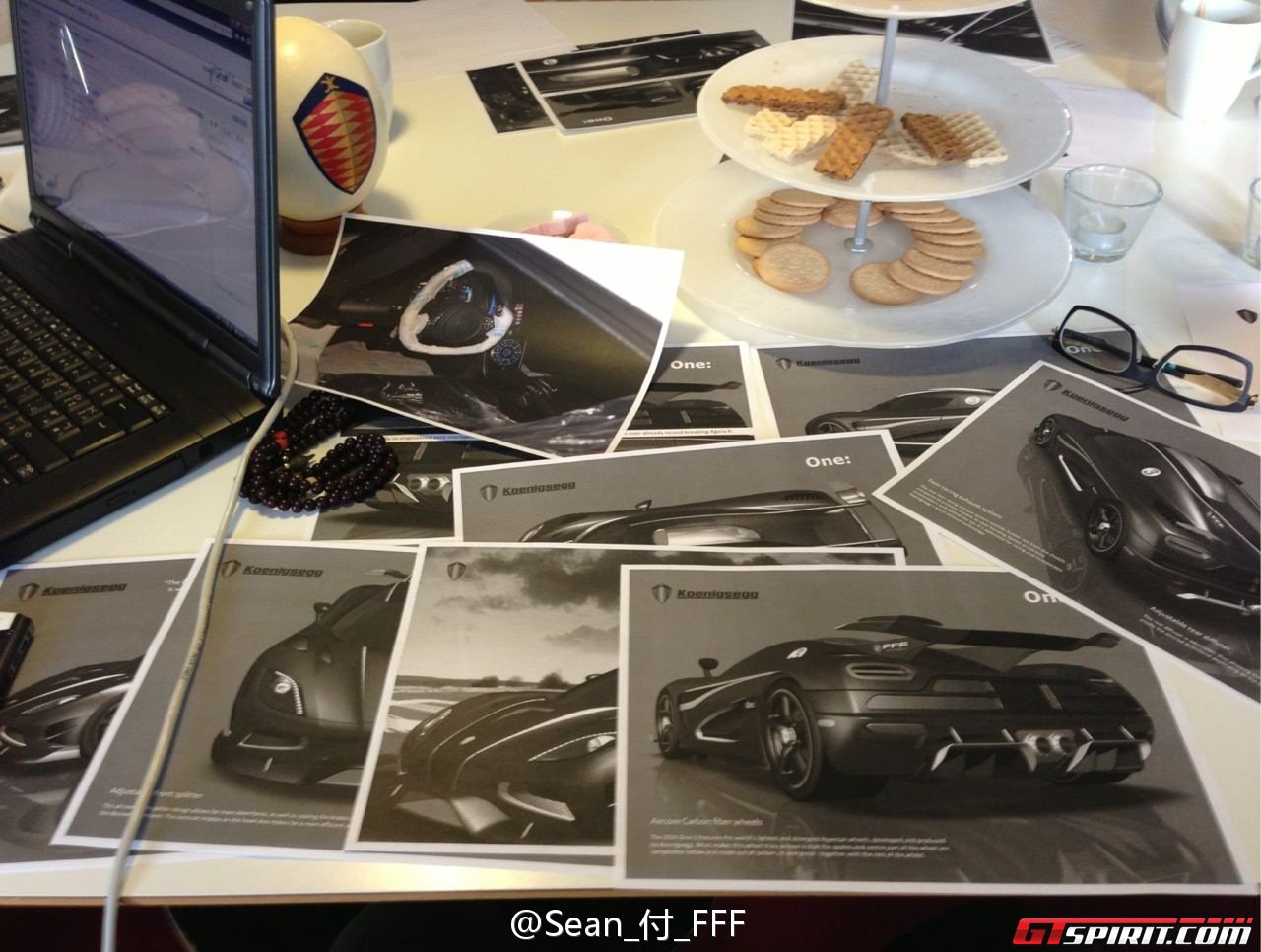 Mysterious Koenigsegg One 1 Design Drawings Photo 2