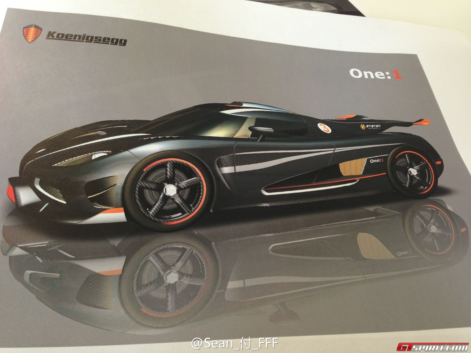 Mysterious Koenigsegg One 1 Design Drawings Photo 3