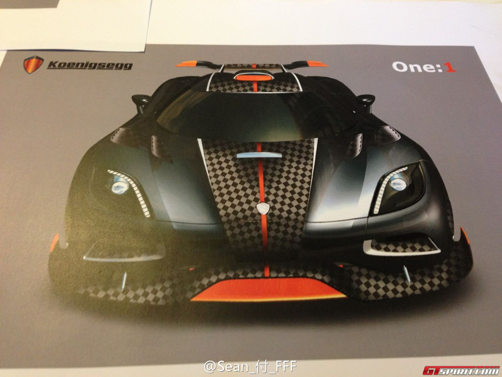 Mysterious Koenigsegg One 1 Design Drawings Photo 4