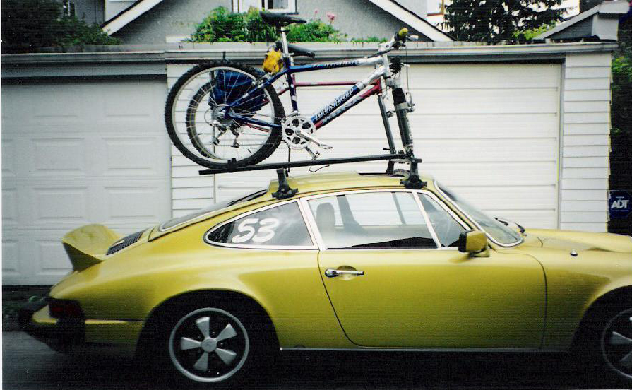 Porsche 911 With Bike Rack