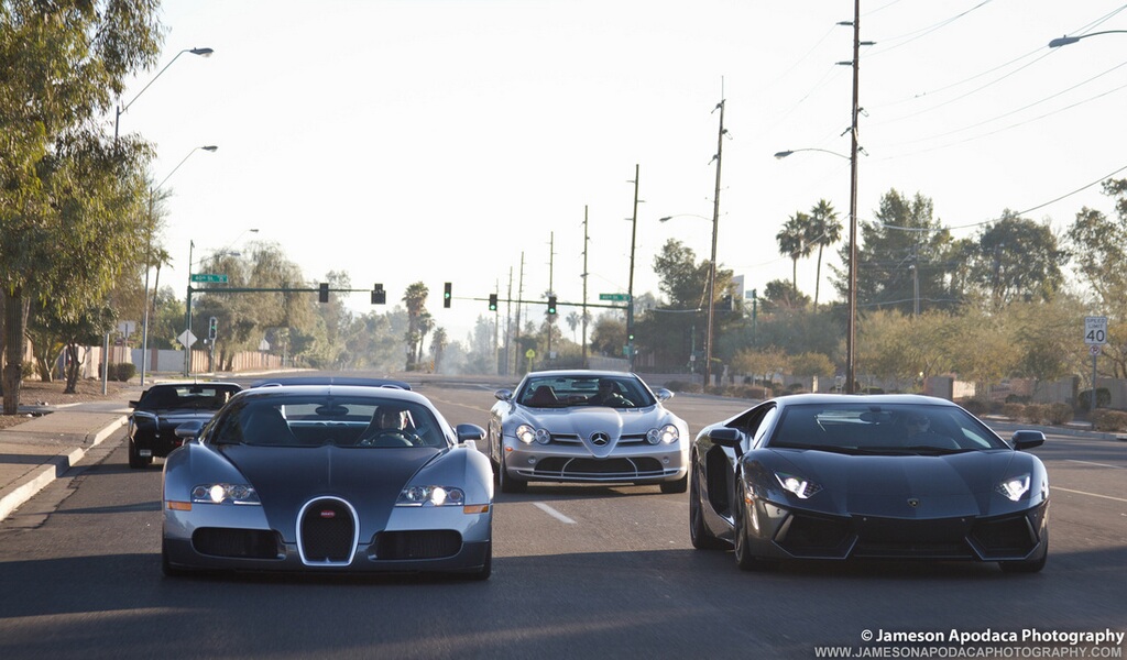 The 3 Million Dollar Drive - Aventador, Veyron, SLR